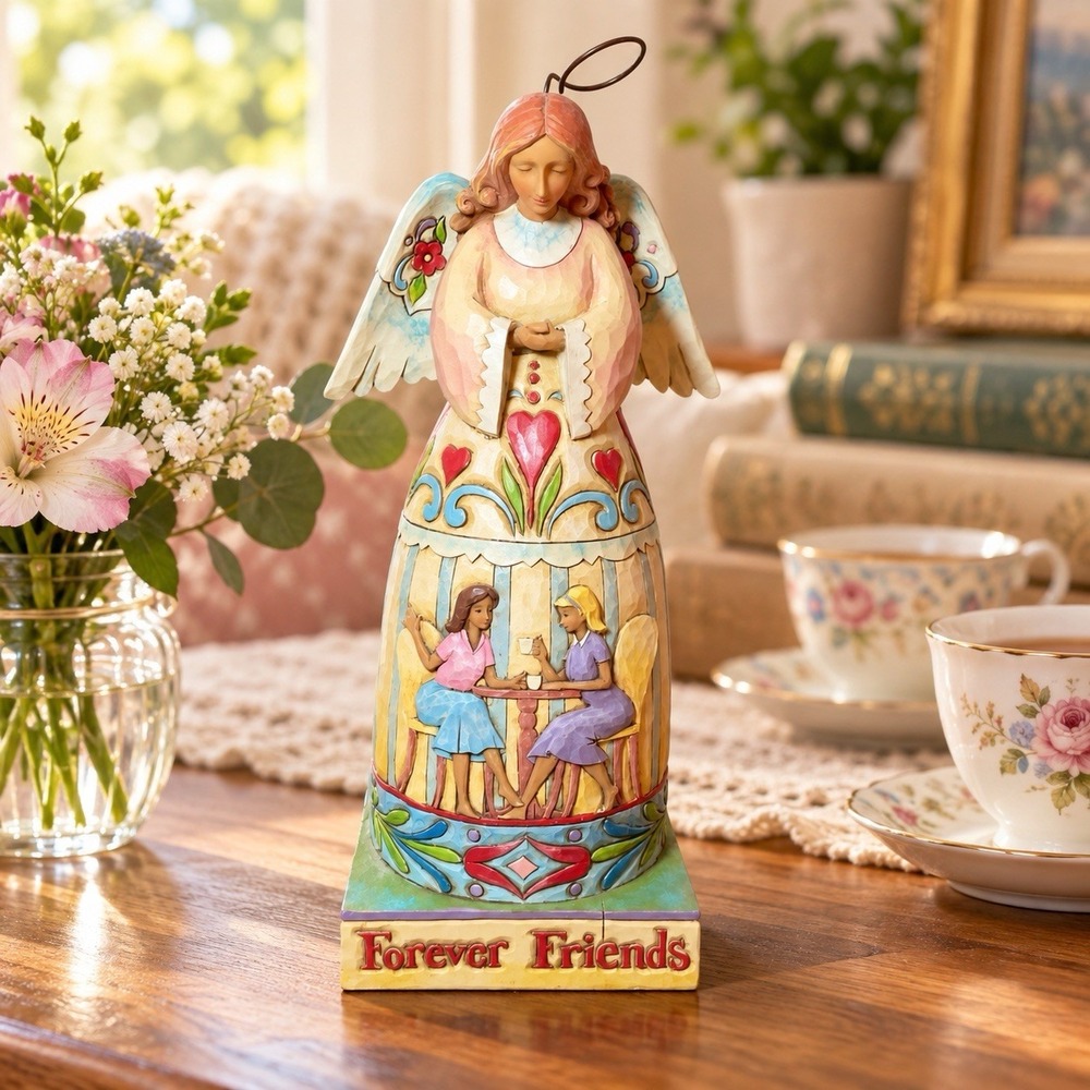 Jim Shore Forever Friends Angel 4009247 Friendship Figurine 2007 Box Tag